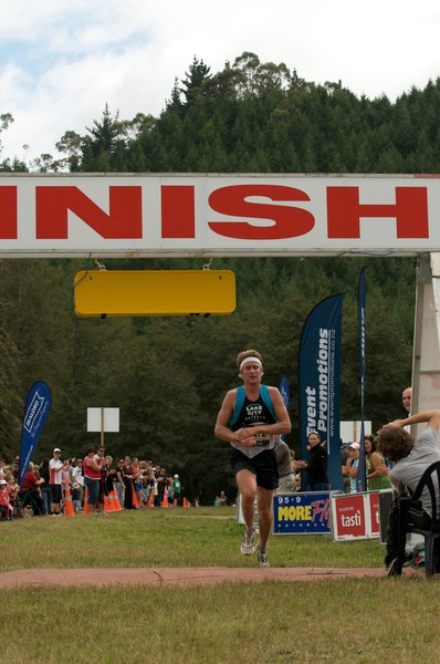 Half Marathon winner Steven O'Callaghan from Rotorua
